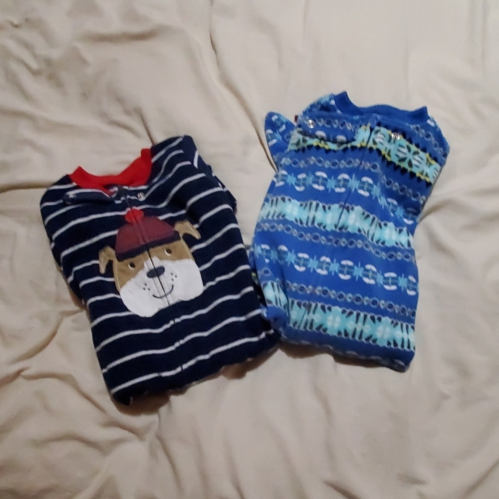 Carters footie pajamas 3/$15
